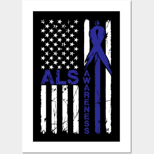 Als Awareness Flag Posters and Art